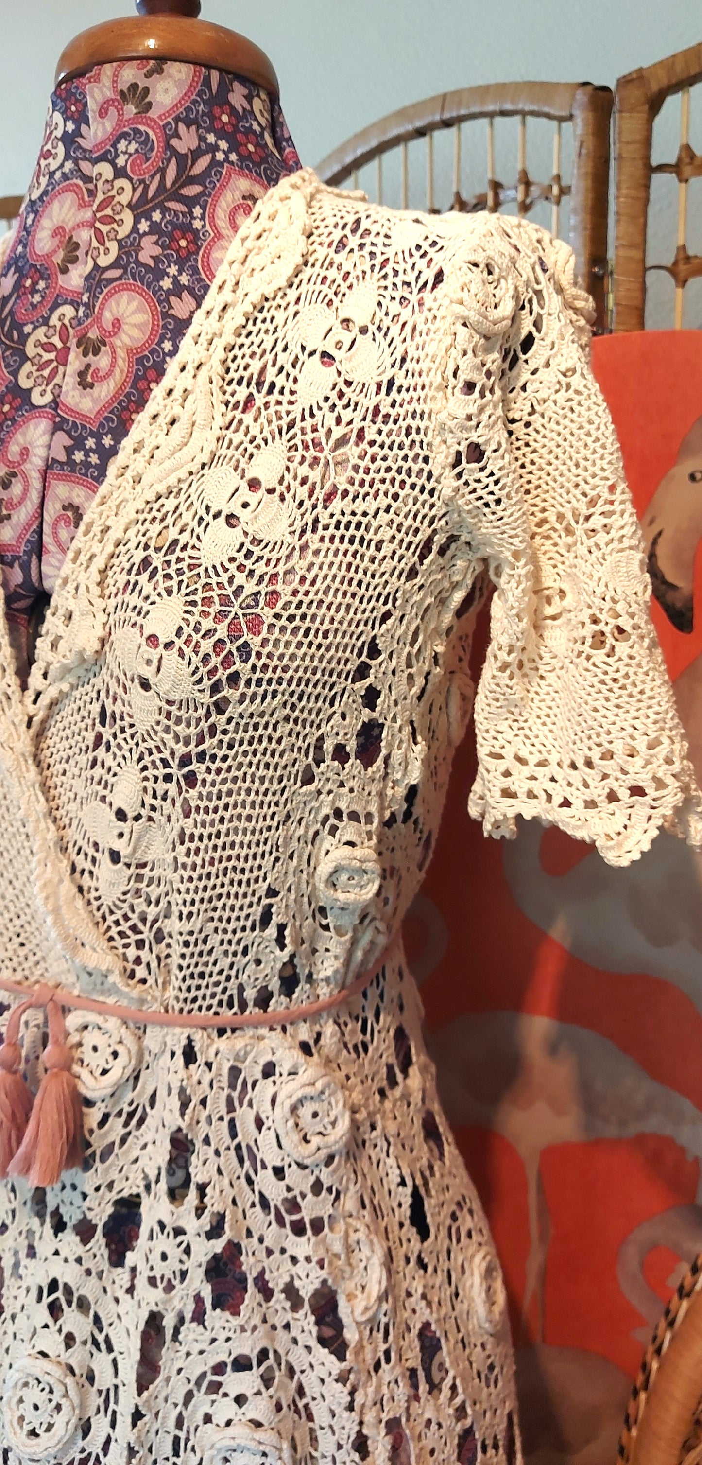 Moon gazer! Hand Crocheted Dress
