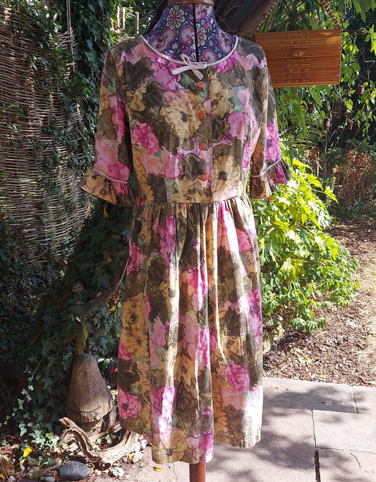 1950's enchanted Garden Dress