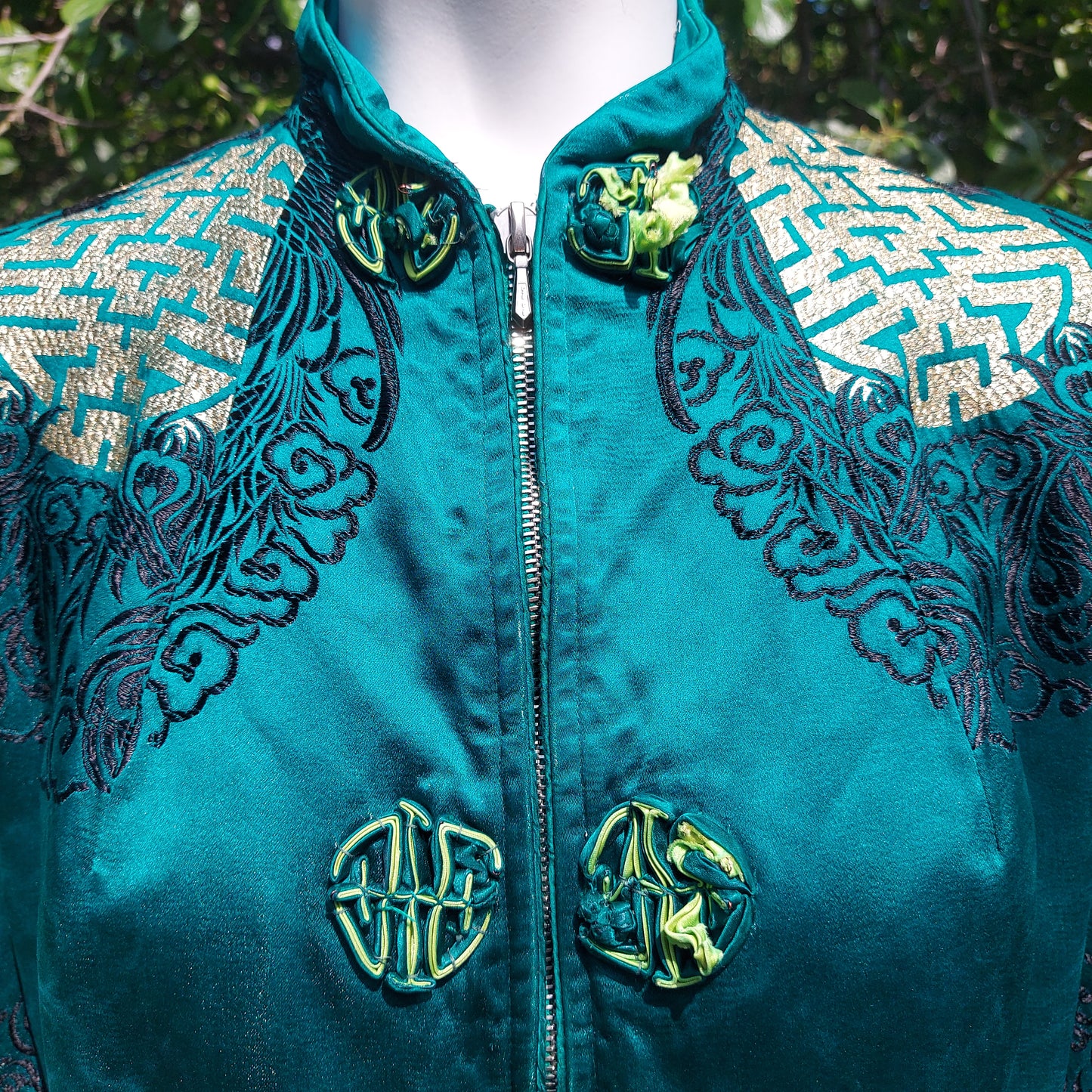 Jade Green rise of the Pheonix Jacket