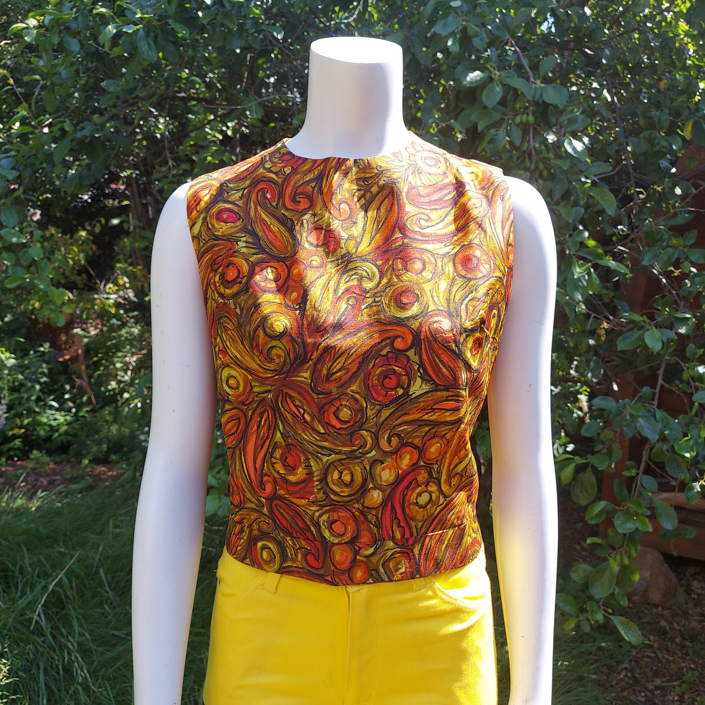 1960's Roxanne buttoned top
