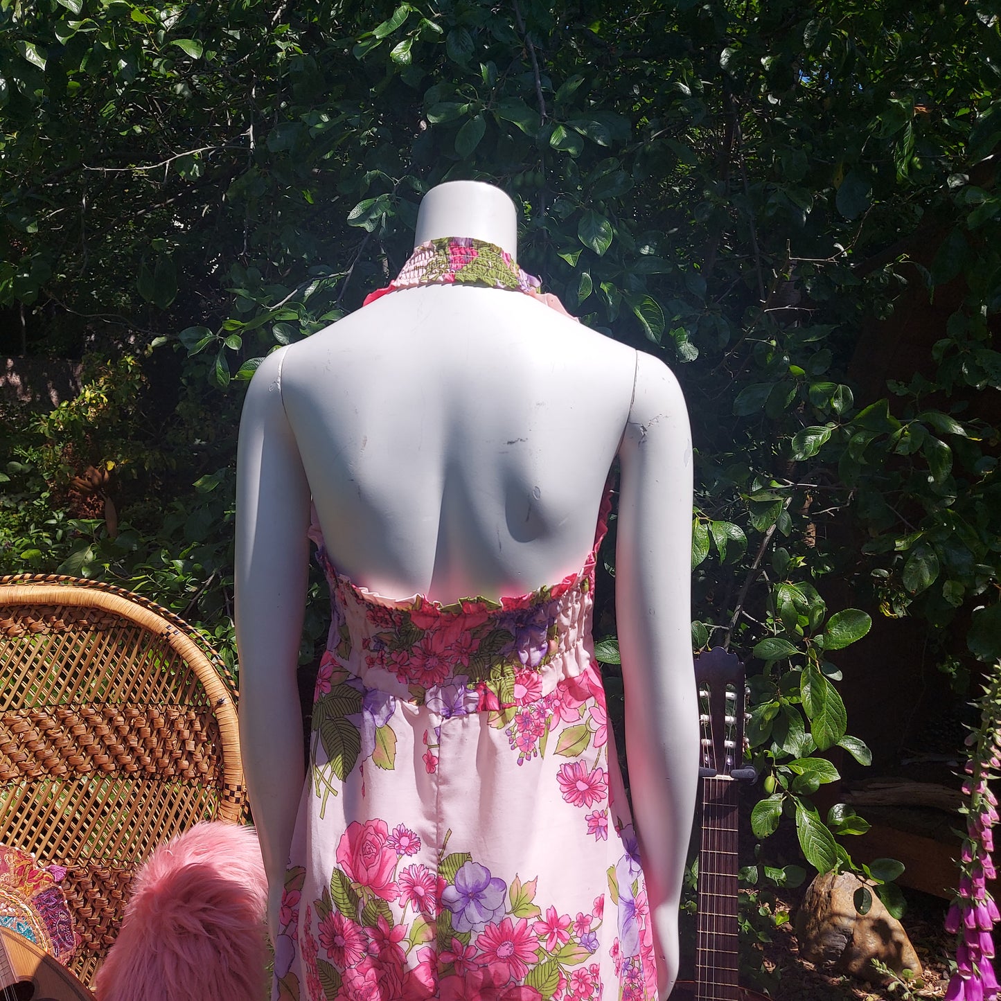 1960's enchanted Flowers Dress/Nightdress